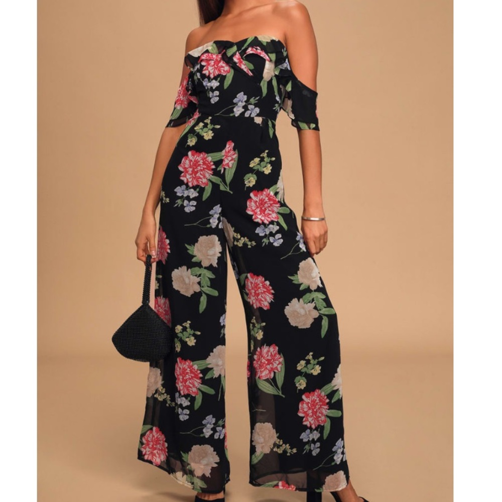 Floral Lulus jumpsuit